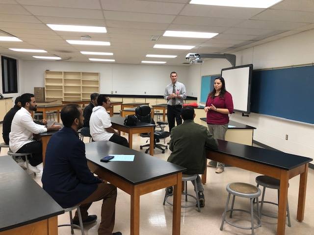 Teachers visit middle school